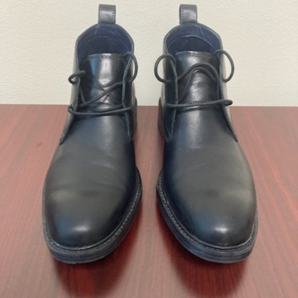 Cole Haan Black Leather Chukka Boots main image 3